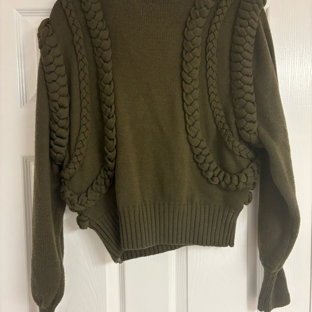 RONNY KOBO Yeva Cable Knit Sweater - Picture 8 of 12